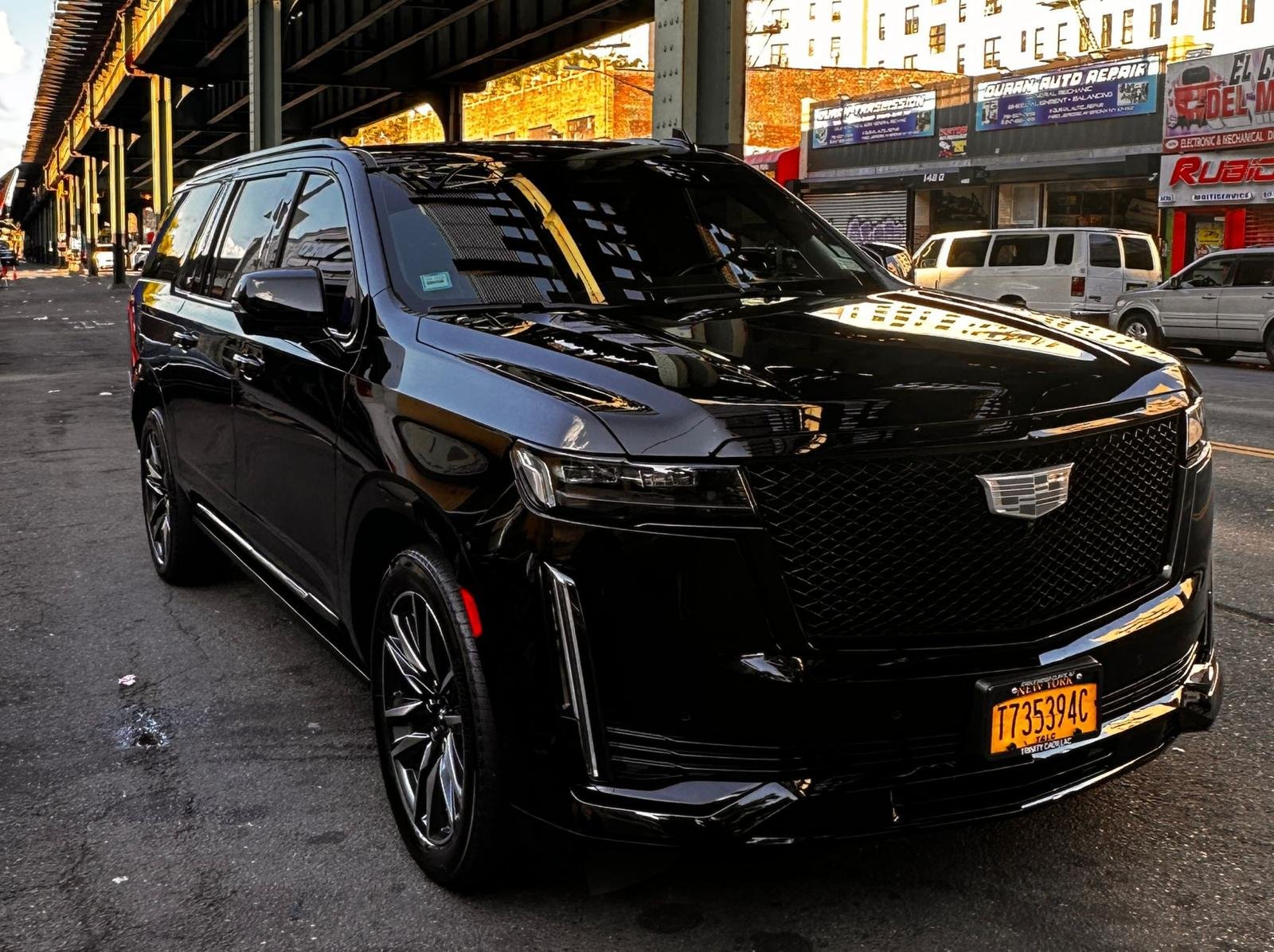 Black SUV for Skyline VIP Limo airport and dispatch coordination in NYC